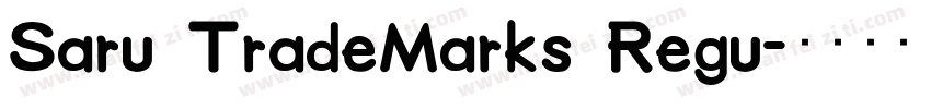 Saru TradeMarks Regu字体转换